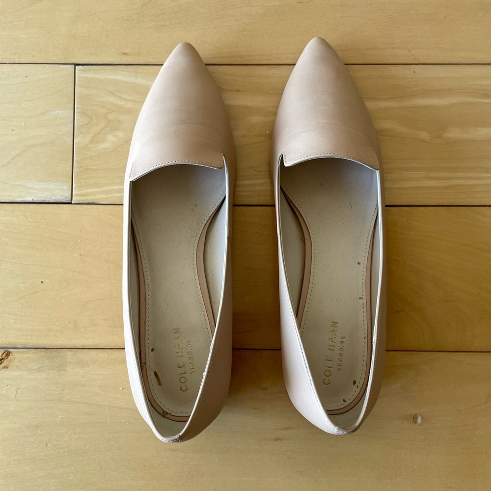Cole Haan Loafers in Pinkish Nude - size 8